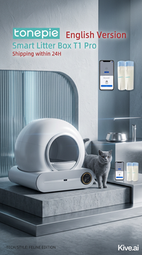 65L Smart Self-Cleaning Cat Litter Box — Fully Enclosed Auto Cat Toilet with App Control