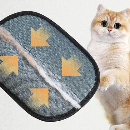 Portable Pet Hair Remover Gloves — Washable Dehairing Gloves for Clothes & Pets