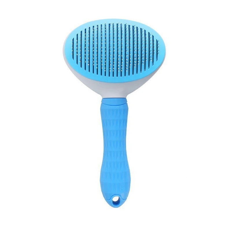 Stainless Steel Pet Comb — Effective Floating Hair Remover for Cats & Dogs