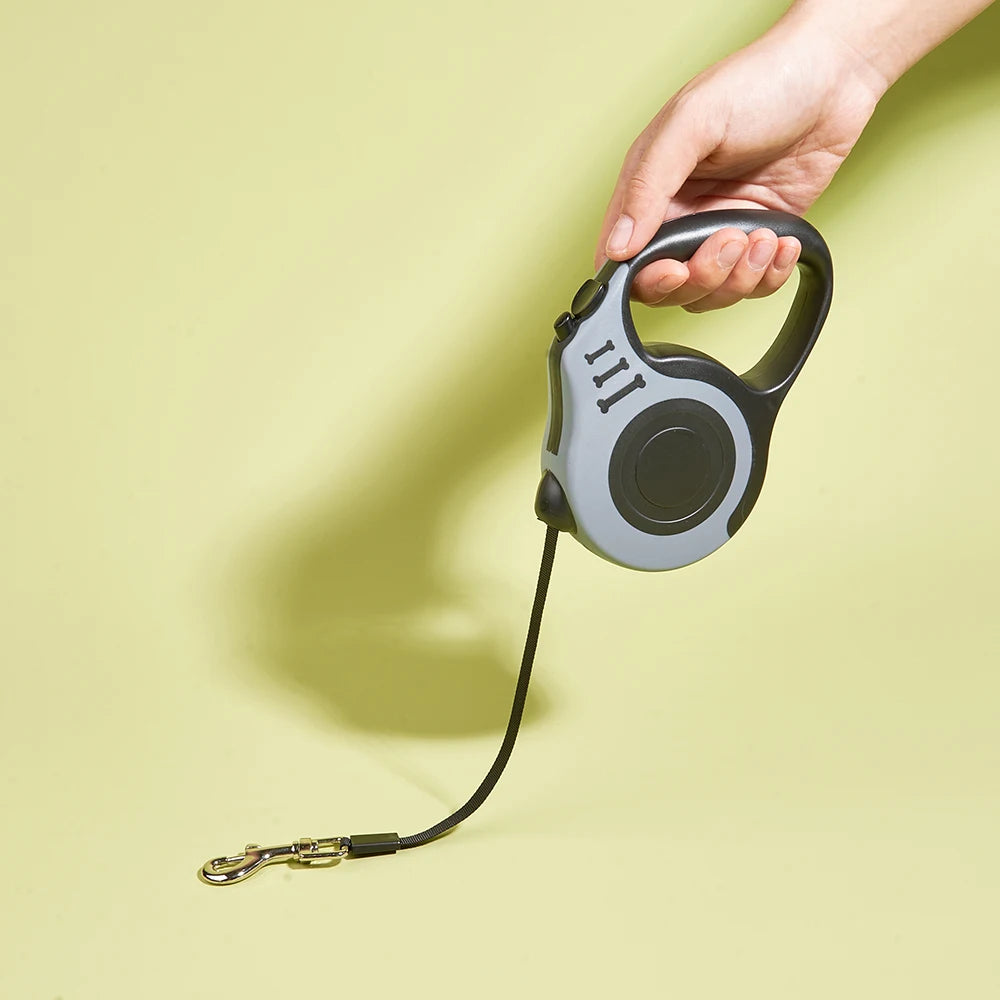 Automatic Retractable Dog Leash — 3m/5m Durable Nylon Lead for Small Dogs & Cats
