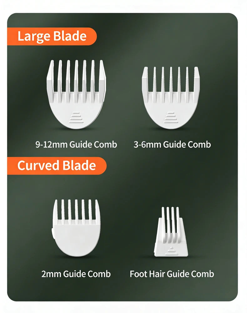 4-in-1 Electric Pet Grooming Tool Set — USB Rechargeable Clipper & Trimmer for Cats & Dogs