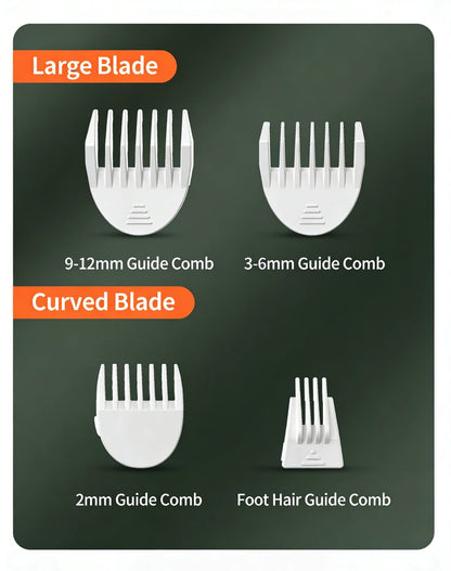 4-in-1 Electric Pet Grooming Tool Set — USB Rechargeable Clipper & Trimmer for Cats & Dogs