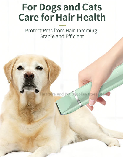 4-in-1 Electric Pet Grooming Tool Set — USB Rechargeable Clipper & Trimmer for Cats & Dogs