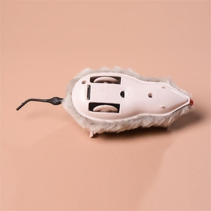 1Pcs Funny Lifelike Plush Mouse Running Rat Toy for Cats Dogs Pets Kids Random Color Cat Birthday Gift