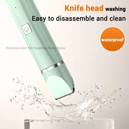 4-in-1 Electric Pet Grooming Tool Set — USB Rechargeable Clipper & Trimmer for Cats & Dogs