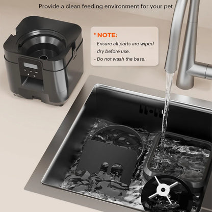 智慧定時自動寵物餵食器 — 貓狗定時定量餵食