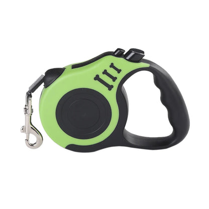 Automatic Retractable Dog Leash — 3m/5m Durable Nylon Lead for Small Dogs & Cats