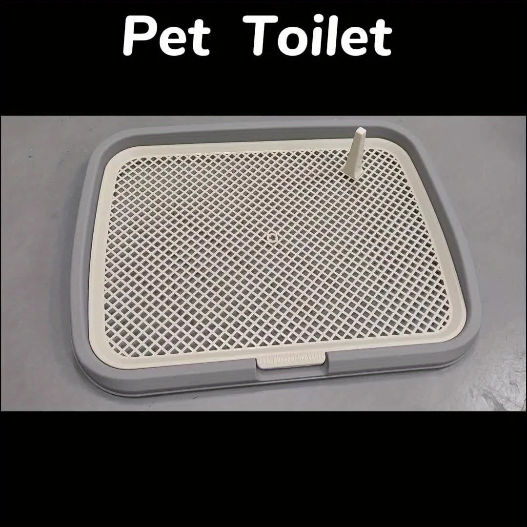 Dog Potty Training Toilet — Reusable Pee Pad Holder with Removable Net Tray