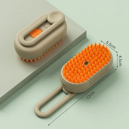 Upgraded Pet Spray Grooming Comb Steamy Floating Hair Removal Cleaning Steam Brush Styling for Dogs Cats Accessories