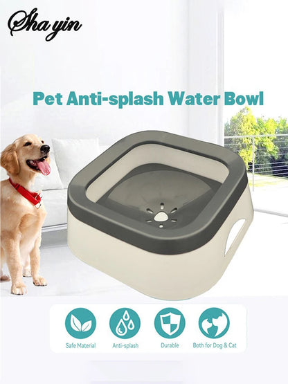 Outdoor Pet Water Bowl — Splash Proof & Spill Proof Car-Mounted Water Dispenser for Dogs & Cats