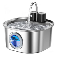 3L Stainless Steel Wireless Cat Water Fountain — Auto Sensor Drinking Dispenser for Cats & Dogs