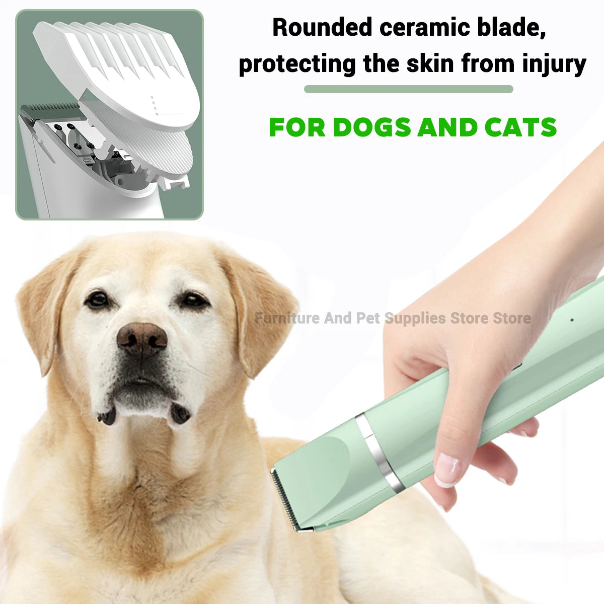 4-in-1 Electric Pet Grooming Tool Set — USB Rechargeable Clipper & Trimmer for Cats & Dogs