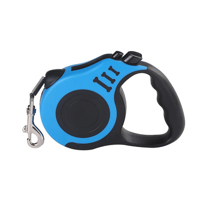 Automatic Retractable Dog Leash — 3m/5m Durable Nylon Lead for Small Dogs & Cats