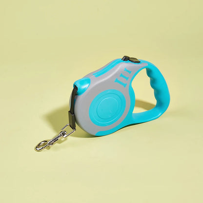 Automatic Retractable Dog Leash — 3m/5m Durable Nylon Lead for Small Dogs & Cats