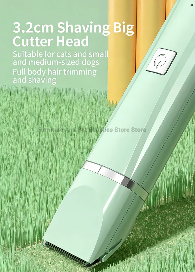 4-in-1 Electric Pet Grooming Tool Set — USB Rechargeable Clipper & Trimmer for Cats & Dogs