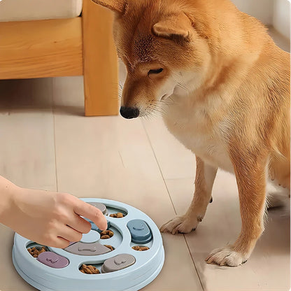 Interactive Slow Feeder Toy — Educational Food Dispenser for Dogs & Puppies
