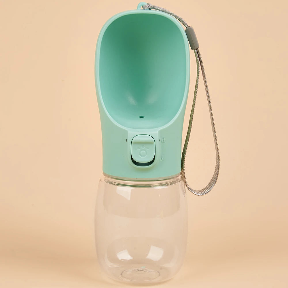 Portable Dog Water Bottle — Leakproof Walking Drinking Bowl for Cats & Dogs